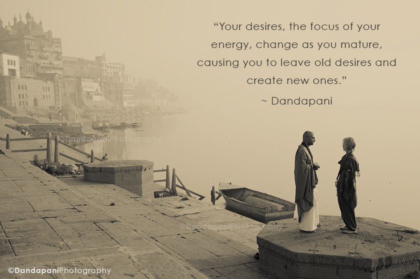Focusing energy and maturing desires