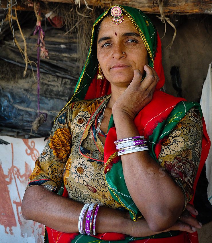 Traditional Rajasthan lady, India Traditional Rajasthan lady