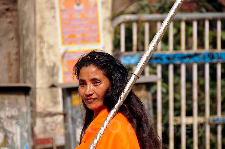 Women monks in Hinduism at the Kumbha Mela in Hardwar