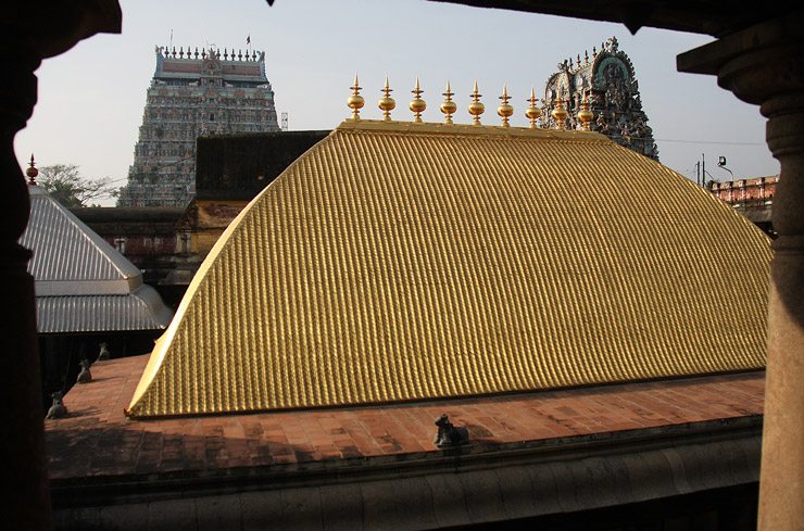Inside the sanctum of Chidambaram