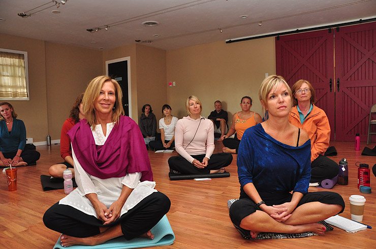 Dandapani teaching meditation in Colorado
