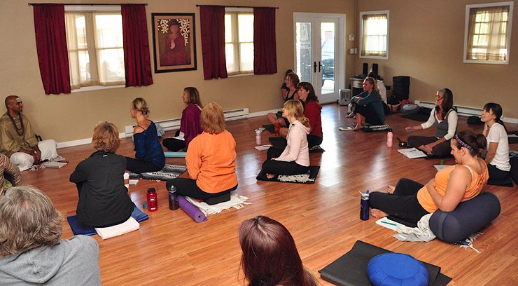 Dandapani teaching Meditation Class