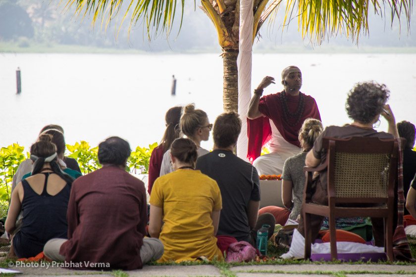 It was the perfect setting for learning.