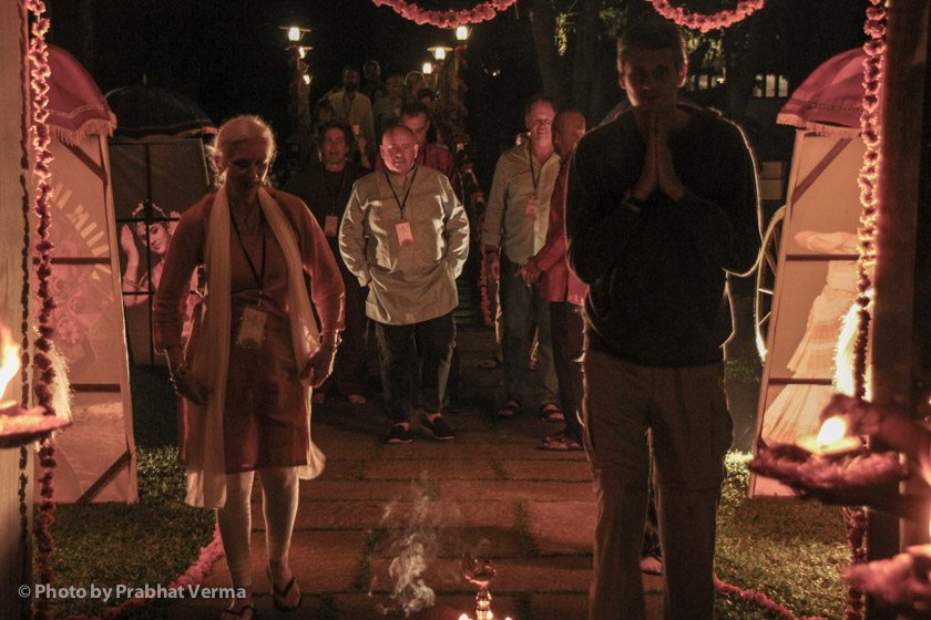 Our participants arrived for our day 3 dinner. An elaborate Kerala theme was set up for this night. 