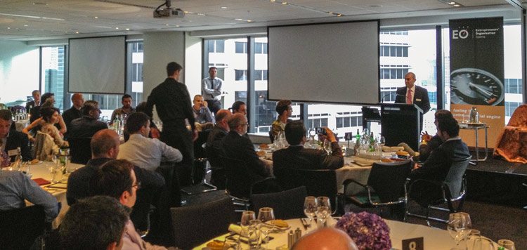 An evening with entrepreneurs in Sydney, Australia