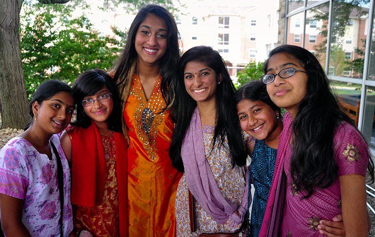 Hindu youth in formal Indian clothing Hindu youth in formal Indian clothing