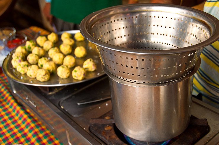 Indian lentil dumplings