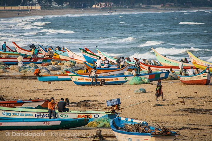 Our First Stop: The sleepy sea-town of Mamallapuram